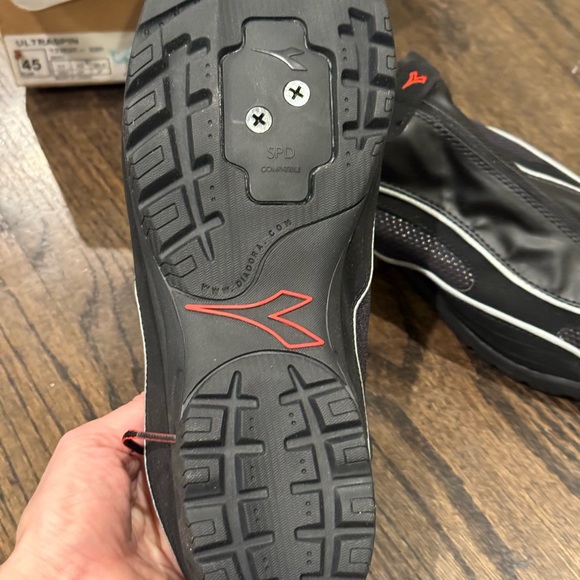 NIB Diadora Ultraspin  Bike Cycling Shoes Pedals Cleats Size EU 45/US 11 - Picture 3 of 5